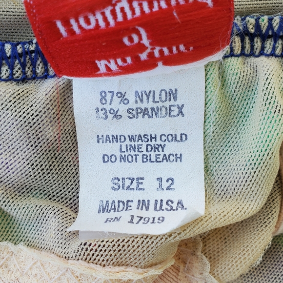 Maxine Of Hollywood Baithing Swim Suit One Piece Women's 12 Floral Y2K 1990s - Picture 8 of 8